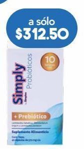 Farmacia San Pablo Nartex simply sup alim +prebio c/45cap oferta