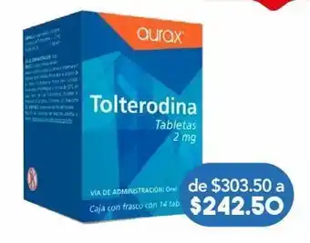 Farmacia San Pablo Tolterodina tab 2 mg c/14 cronix oferta