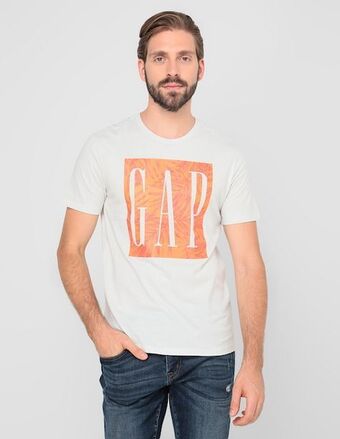 GAP Playera cuello redondo para hombre oferta