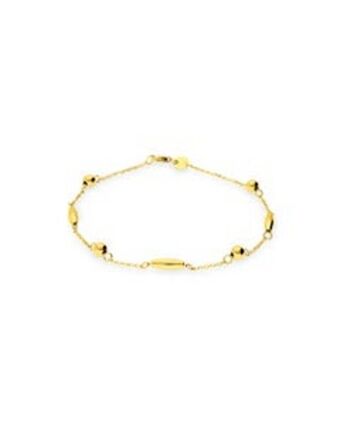 Joyerías Bizzarro Pulsera de oro amarillo 14k (19 cm) oferta