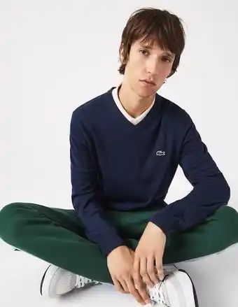 Liverpool Suéter lacoste cuello v para hombre oferta
