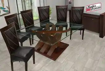 Muebles Troncoso Antecomedor tamayo - sillas continental tab. oferta