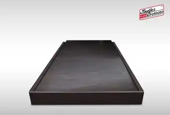 Muebles Troncoso Base torino chocolate matrimonial oferta