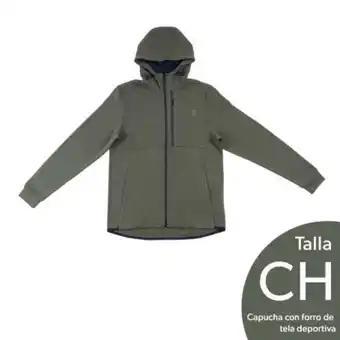 Sudadera deportiva para caballero jiko ai talla ch verde