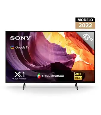 Palacio de Hierro Pantalla sony 43" kd-43x80k 4k ultra hd smart google tv - modelo 2022 oferta