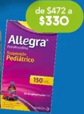Allegra Suspensión Pediátrico 150ml