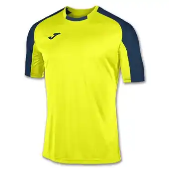 Joma Camiseta manga corta hombre essential amarillo flúor marino oferta