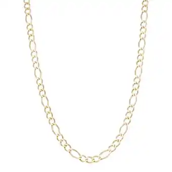 Nacional Monte de Piedad Collar de tres eslabones por uno en oro amarillo 14 kilates. oferta