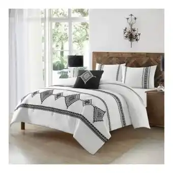 Sam's Club Set de edredón member's mark matrimonial/queen blanco con 4 pzas oferta