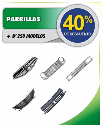 Parrillas + D'250 Modelos