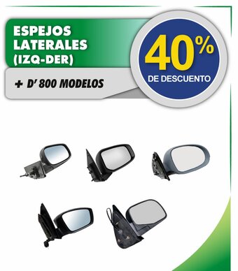 Refaccionaria California Espejos Laterales (IZQ-DER) + D'800 Modelos oferta
