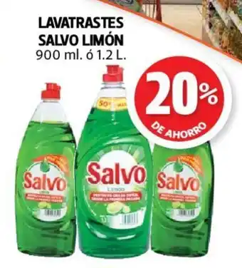 Farmacias Guadalajara Lavatrastes Salvo Limón 900ml ó 1.2L oferta