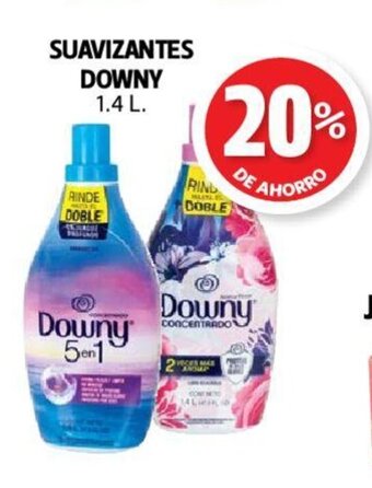 Farmacias Guadalajara Suavizantes Downy 1.4L oferta