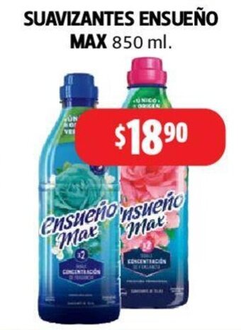 Farmacias Guadalajara Suavizantes Ensueño Max 850ml oferta