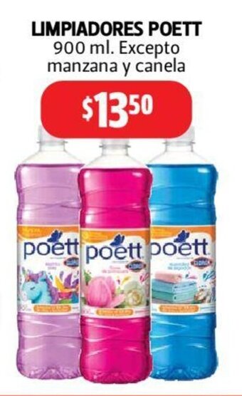 Farmacias Guadalajara Limpiadores Poett 900ml oferta