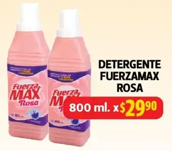 Farmacias Guadalajara Detergente Fuerza Max Rosa 800ml oferta
