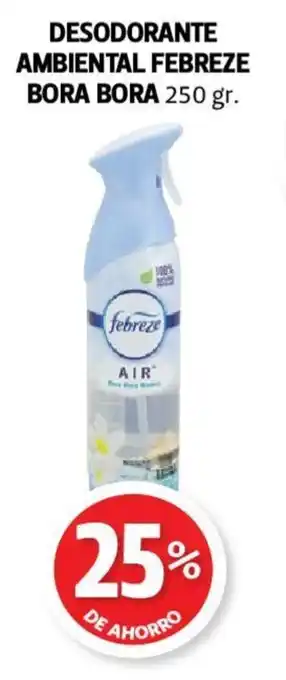 Farmacias Guadalajara Desodorante Ambiental Febreze Bora Bora 250g oferta