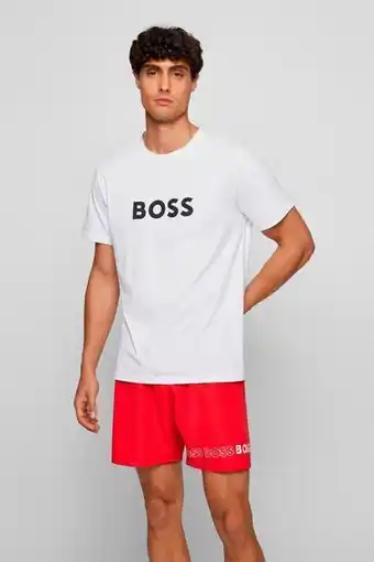 Robert's Playera boss color blanco relax fit oferta