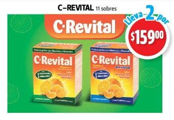 Farmacias Guadalajara C-Revital 11 sobres oferta