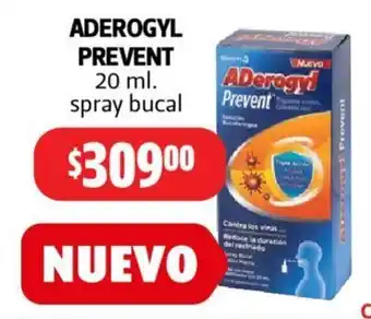 Farmacias Guadalajara Aderogyl Prevent 20ml spray bucal oferta