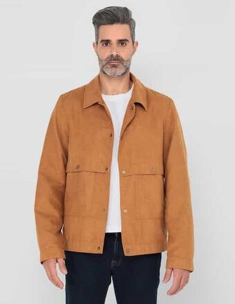 Chamarra weekend con bolsillos para hombre
