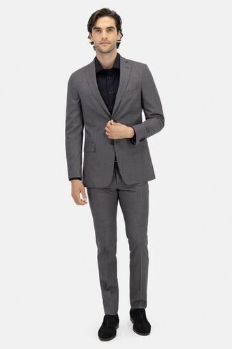Robert's Traje roberts color gris oxford slim fit oferta