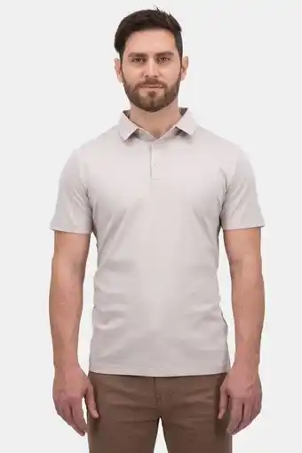 Robert's Polo calderoni color beige, contemporary fit oferta