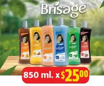 Farmacias Guadalajara Brisage Shampoo 850ml oferta
