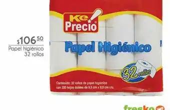 Fresko Papel higiénico ke! precio oferta