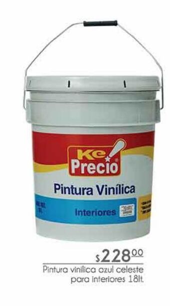 Pintura vinilica azul