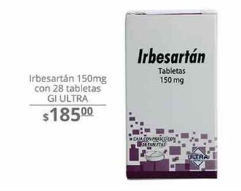 La Comer Irbesartán 150mg 28 tabs oferta