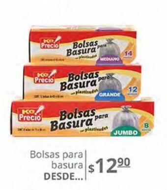 La Comer Bolsas para basura oferta