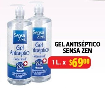 Farmacias Guadalajara Gel Antiséptico Sensa Zen 1L oferta