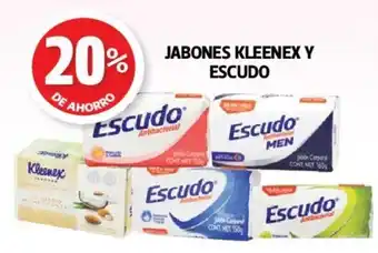 Farmacias Guadalajara Jabones Kleenex y Escudo oferta