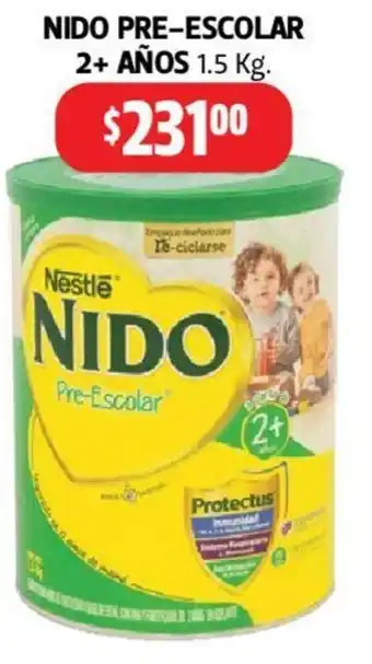 Farmacias Guadalajara Nido Pre-Escolar 2+ - 1.5kg oferta