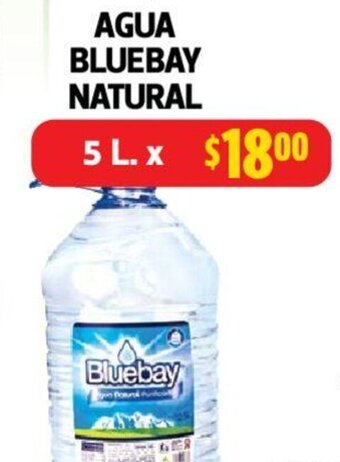 Farmacias Guadalajara Agua Bluebay Natural 5L oferta