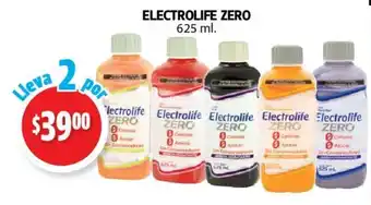 Farmacias Guadalajara Electrolife Zero 625ml oferta