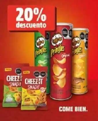 Pringles y Cheez-It