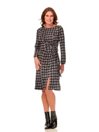 Vestido estampado con cinta ajustable