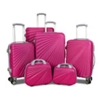 Waldos Set 4 maletas straw + 2 maletas de mano gratis! oferta