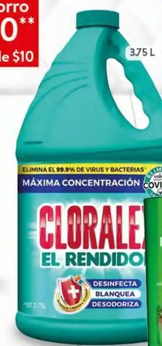 Walmart Cloralex el rendidor 3,75l oferta