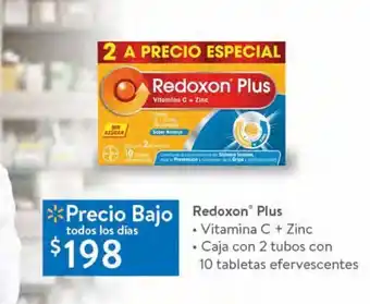 Vitamina c+zinc redoxon 2 tubos con 10 tabs