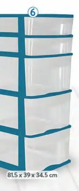 Walmart Cajonera 5 niveles oferta