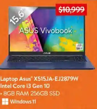 Walmart Laptop asus vivobook 15 x515ja oferta