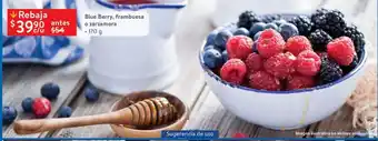 Blue berry, frambuesa o zarzamora 170g