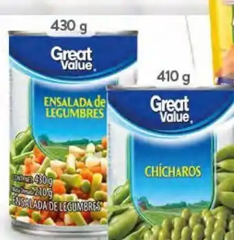 Walmart Variedad de ensalada great value 410g/430g oferta