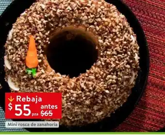 Mini rosca de zanahoria