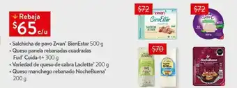 Walmart Salchicha de pavo zwan 500g oferta