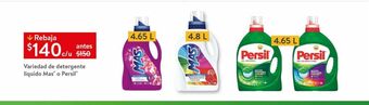 Walmart Variedad de detergente líquido mas oferta