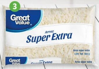 Arroz Super Extra Great Value 900g